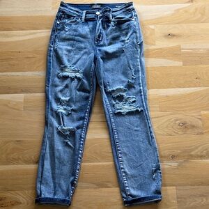 Judy Blue distressed boyfriend fit Jeans - size 25